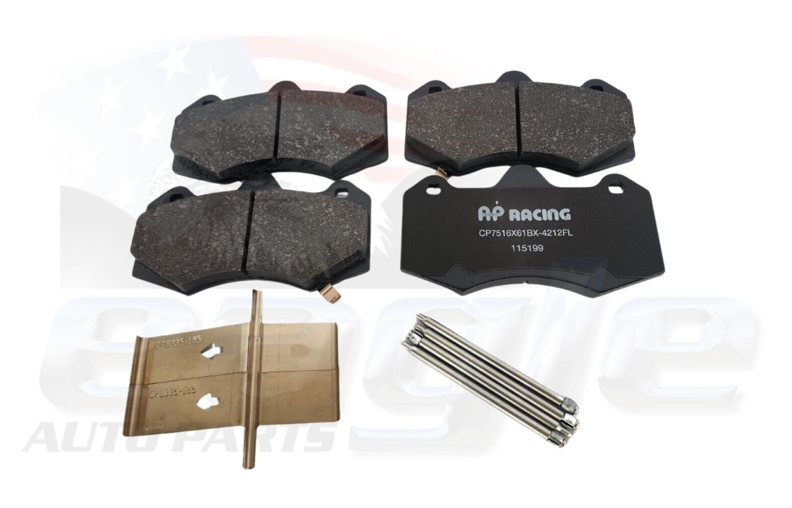 HSV VF LSA Clubsport R8 Maloo Senator 4-Pot Front Disc Brake Pad Set Genuine