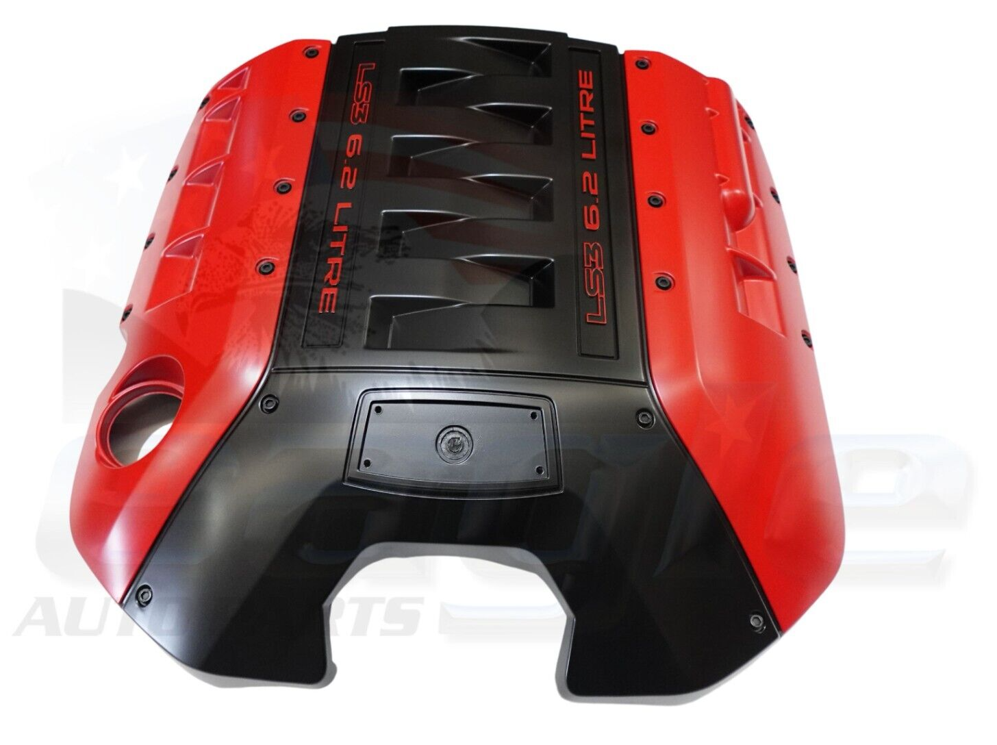 HSV VE VF R8 GTS Maloo SS LS3 6.2L Red & Black Engine Cover # 06M-139902