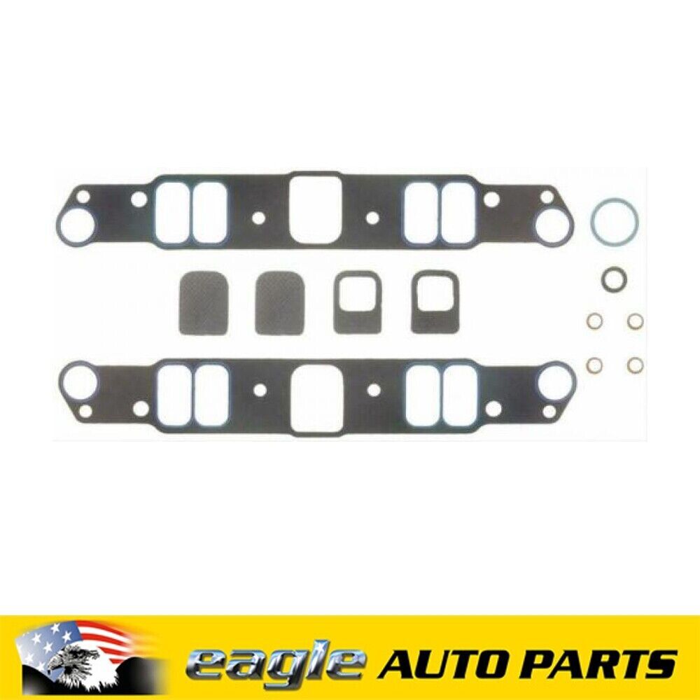 PONTIAC 400 FELPRO BRAND INTAKE MANIFOLD GASKET SET # 1233