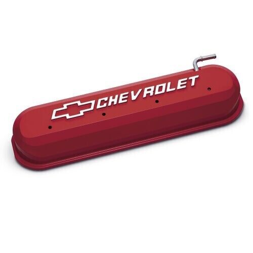 Proform Chevrolet LS Slant Edge Rocker Covers Red # 141-267