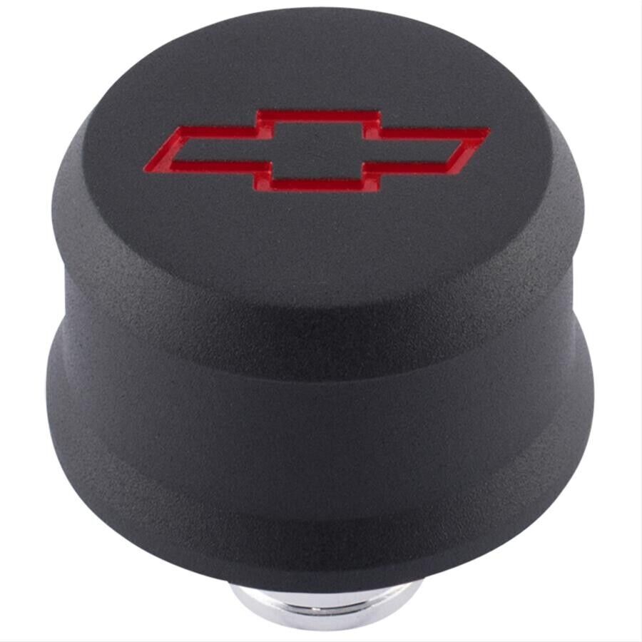 Proform Slant-Edge Black Aluminum Push-In Recess Bowtie Breather Cap # 141-861