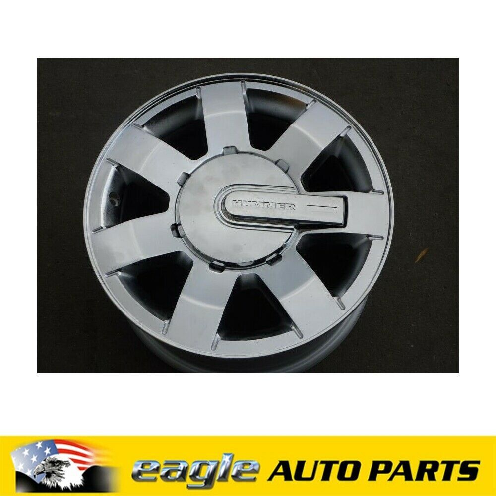 HUMMER 16 X 7.5 H3 GENUINE GM CHROME ALLOY MAG WHEEL & CAP  # 17802996