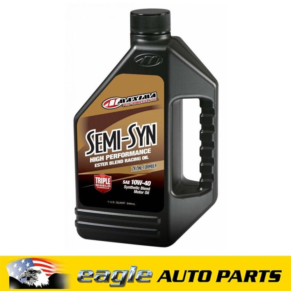 MAX-39-34901B - Maxima Semi-Synthetic 10W40 Engine Oil, 1 Quart # 39-34901B