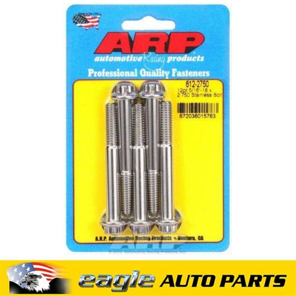 ARP Stainless Steel Bolts 2.750 in. # 612-2750