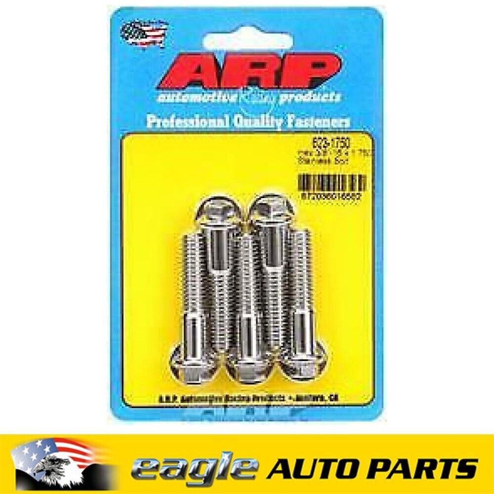 ARP Stainless Steel Bolts 3/8 in.-16 RH Thread, 1.750 in. UHL # 623-1750