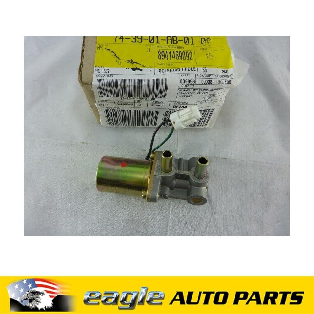 HOLDEN RODEO 94 -  4ZD1 ENGINE FAST IDLE SOLENOID NOS GENUINE   # 8941469092