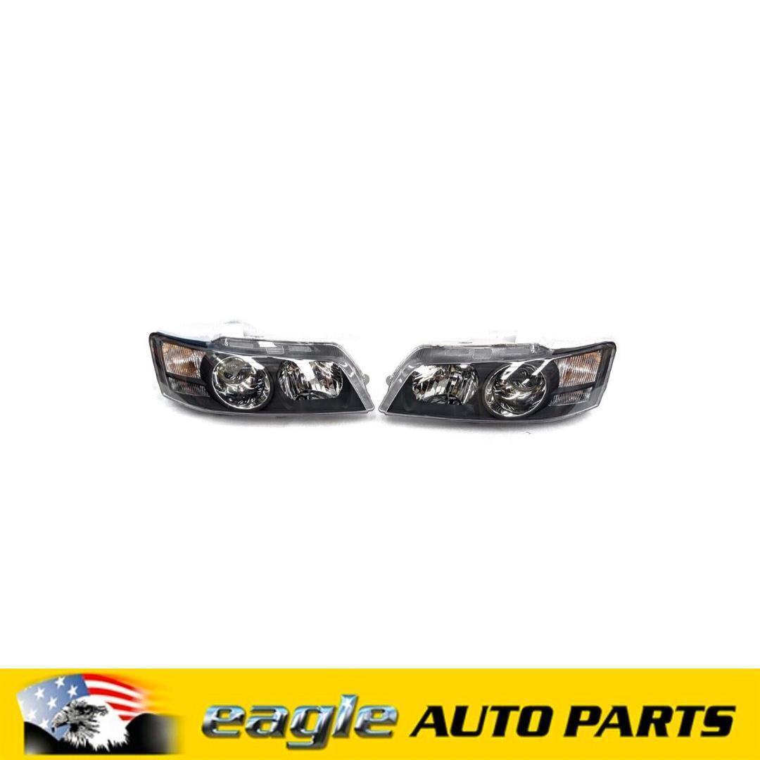 Holden Statesman Caprice WK WL HSV Grange Head Lights Black Left & Right Genuine