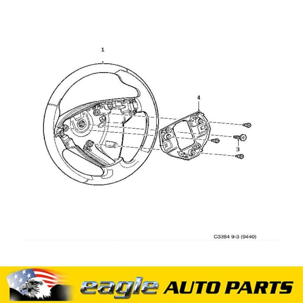 Genuine SAAB 9-3 2003 - 2011 Steering Wheel Horn Contact Screw # 92152132