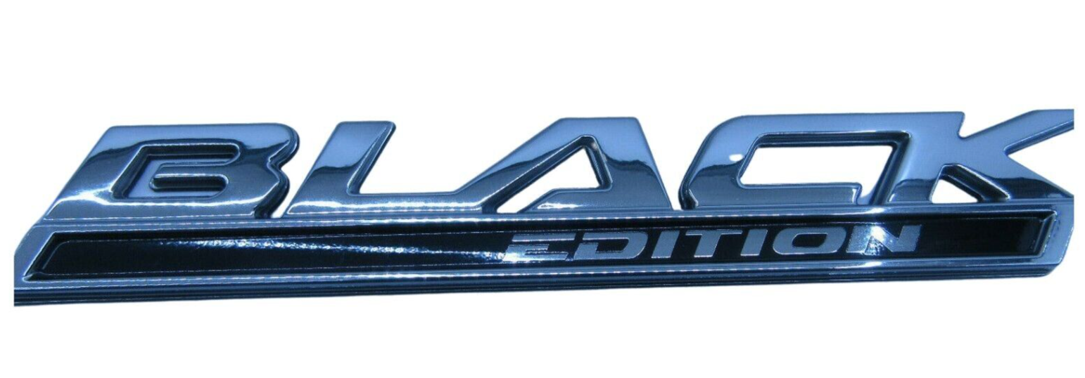 Holden VF Commodore " Black Edition " Badge Emblem Genuine GM