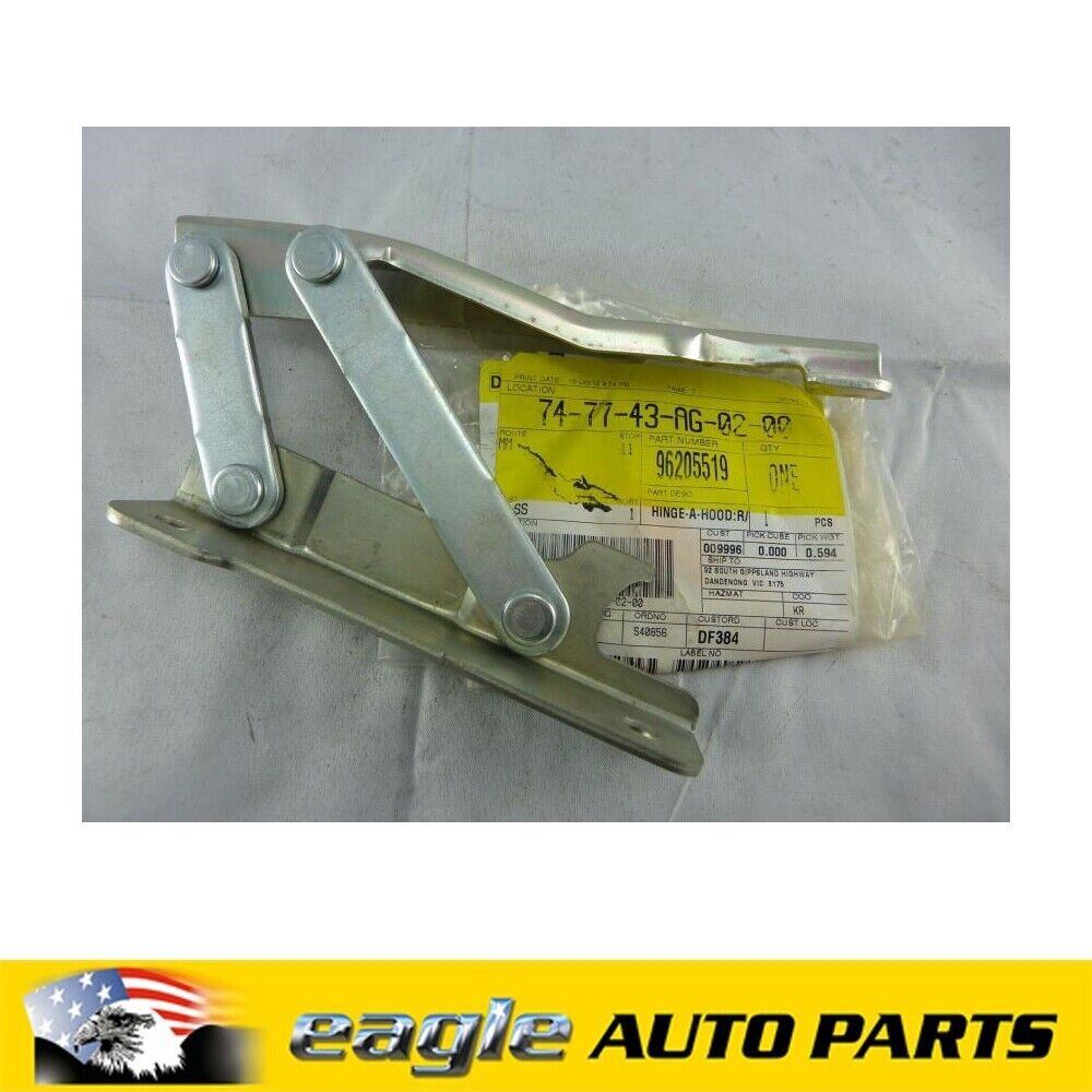 DAEWOO 98 - 02 LEGANZA LEFT HAND BONNET HINGE NOS GENUINE # 96205519