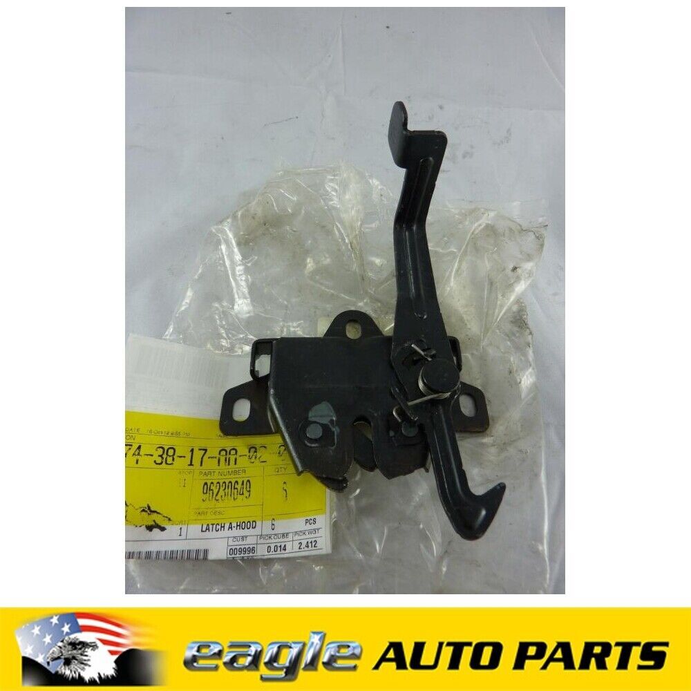 DAEWOO LEGANZA 97 - 02 BONNET LATCH NOS GENUINE # 96230649