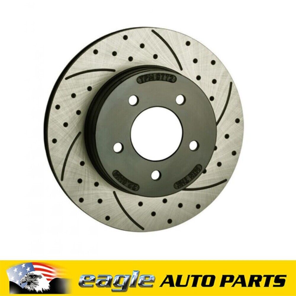 FORD F250 X-DRILLED FRONT DISC BRAKE ROTOR X 2 . 94 - 98  # AR-8545L AR-8545R