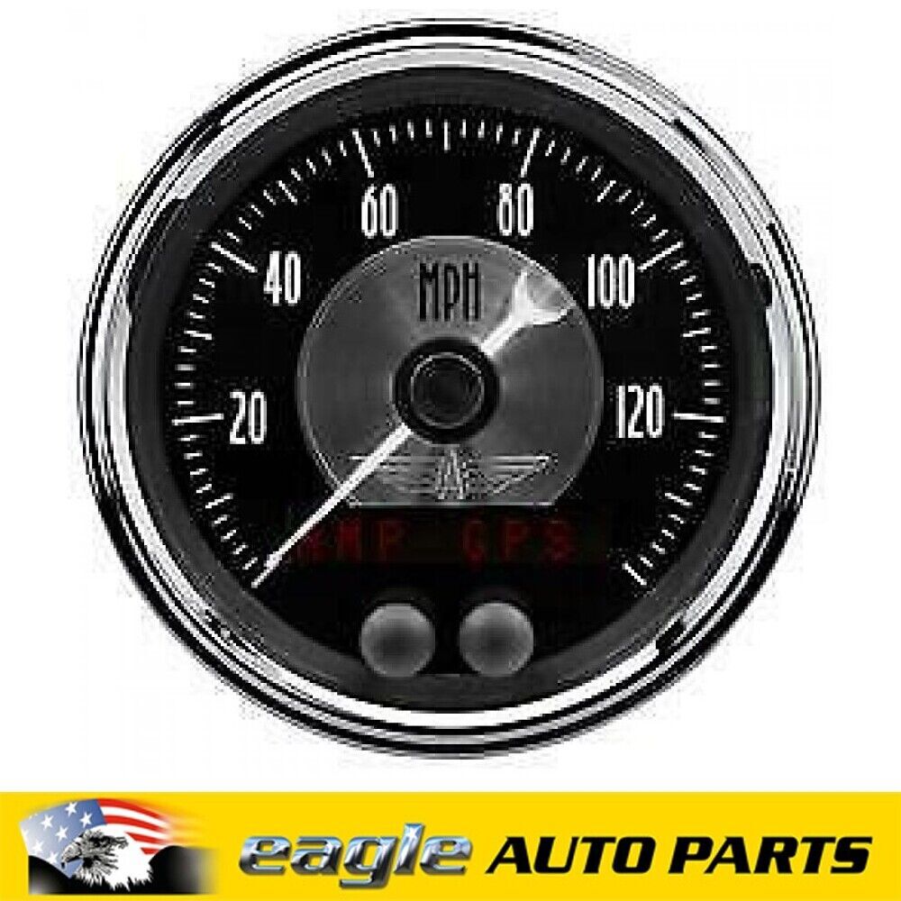 Auto Meter Black Diamond GPS Speedometer 3-3/8" Electrical 140 mph # AU2080