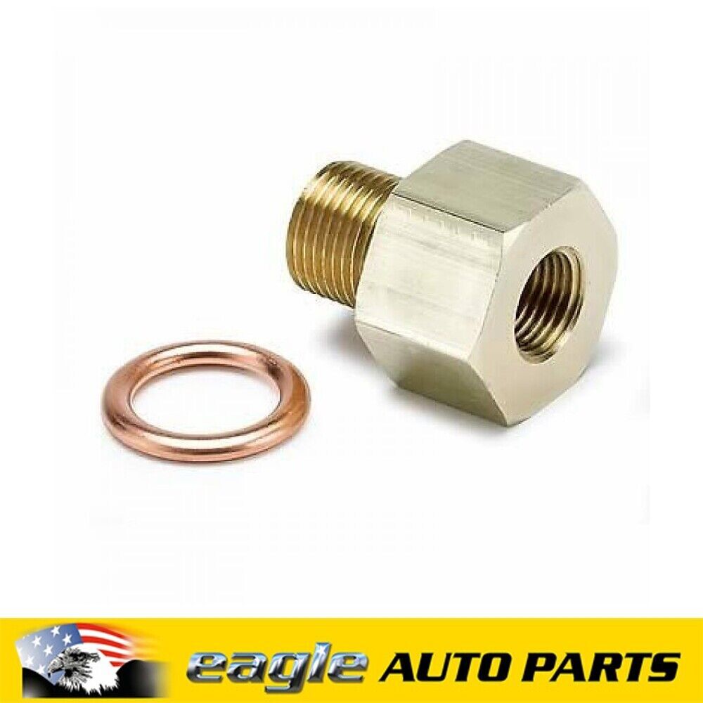 AutoMeter Metric Adapter 1/8 in. NPT Female to 14mm x 1.5 Male   # AU2267