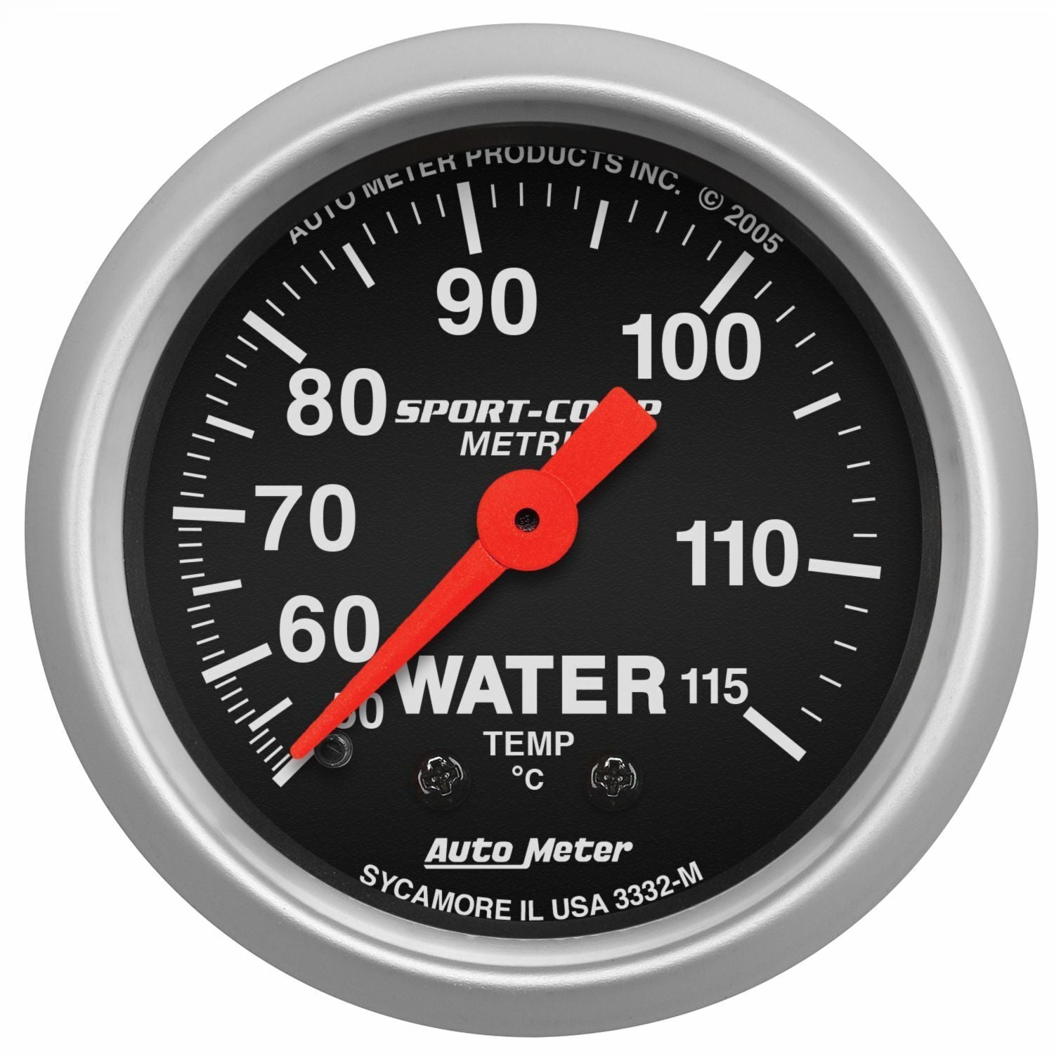 AUTOMETER SPORT-COMP WATER TEMPERATURE GAUGE 2-1/16" 50-1150 C # AU3332M