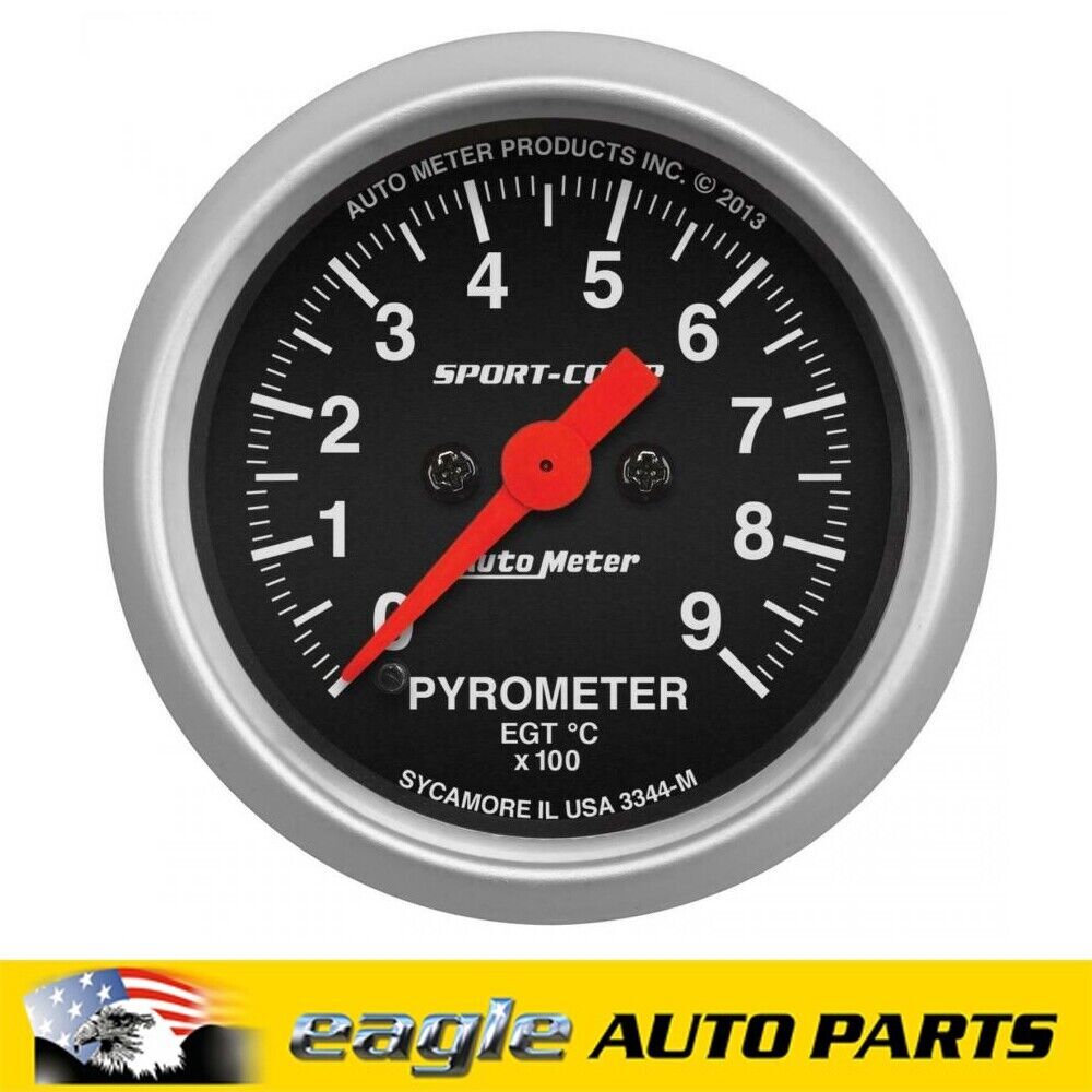 AUTOMETER SPORTS COMP GAUGE Pyrometer 0-900 Degrees C 2 1/16 in.  # AU3344M