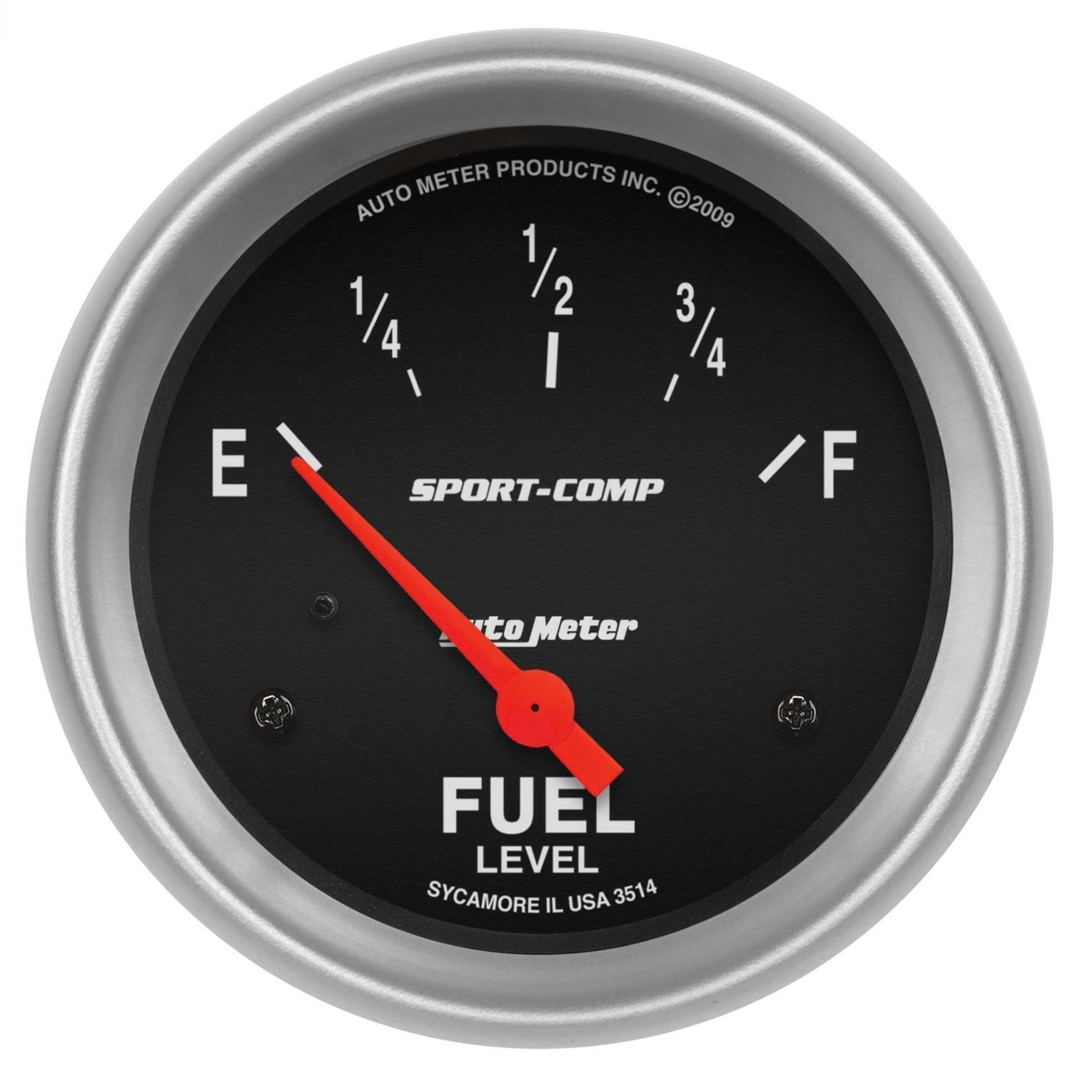 AutoMeter Sport-Comp Analog Gauge Fuel Level 2 5/8 in # AU3514