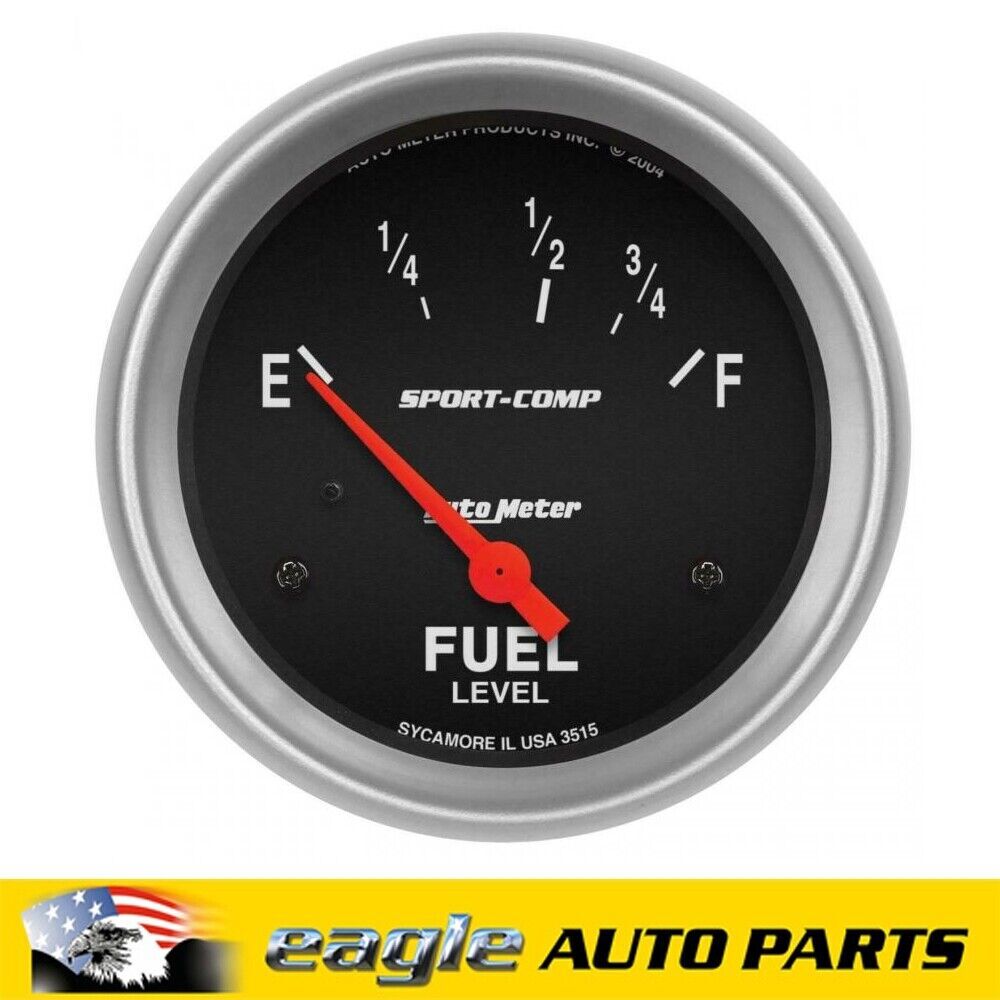 AUTOMETER SPORTS COMP Fuel Level GAUGE Empty/Full 2 5/8" 73 Ohms  # AU3515