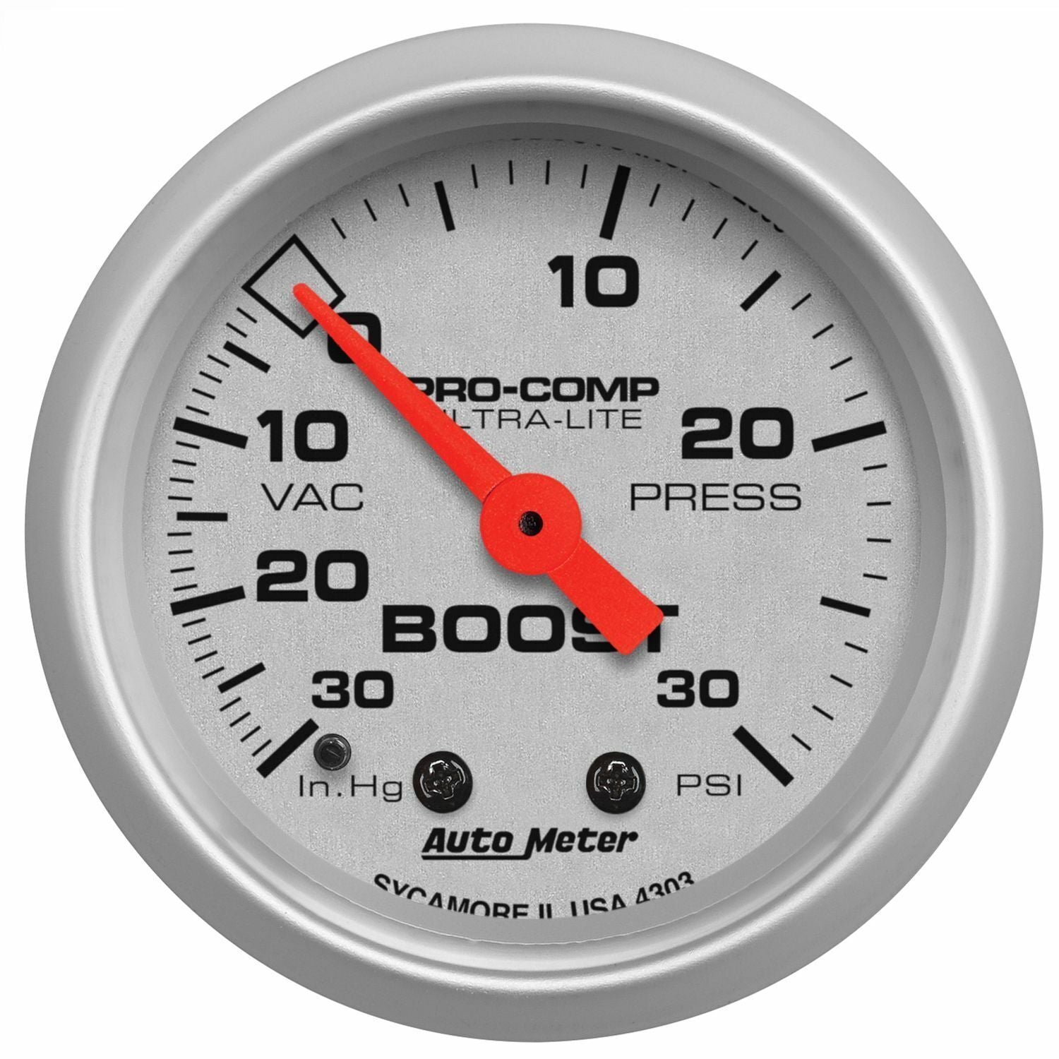 AutoMeter Ultra-Lite Boost/Vacuum Analog Gauge # AU4303