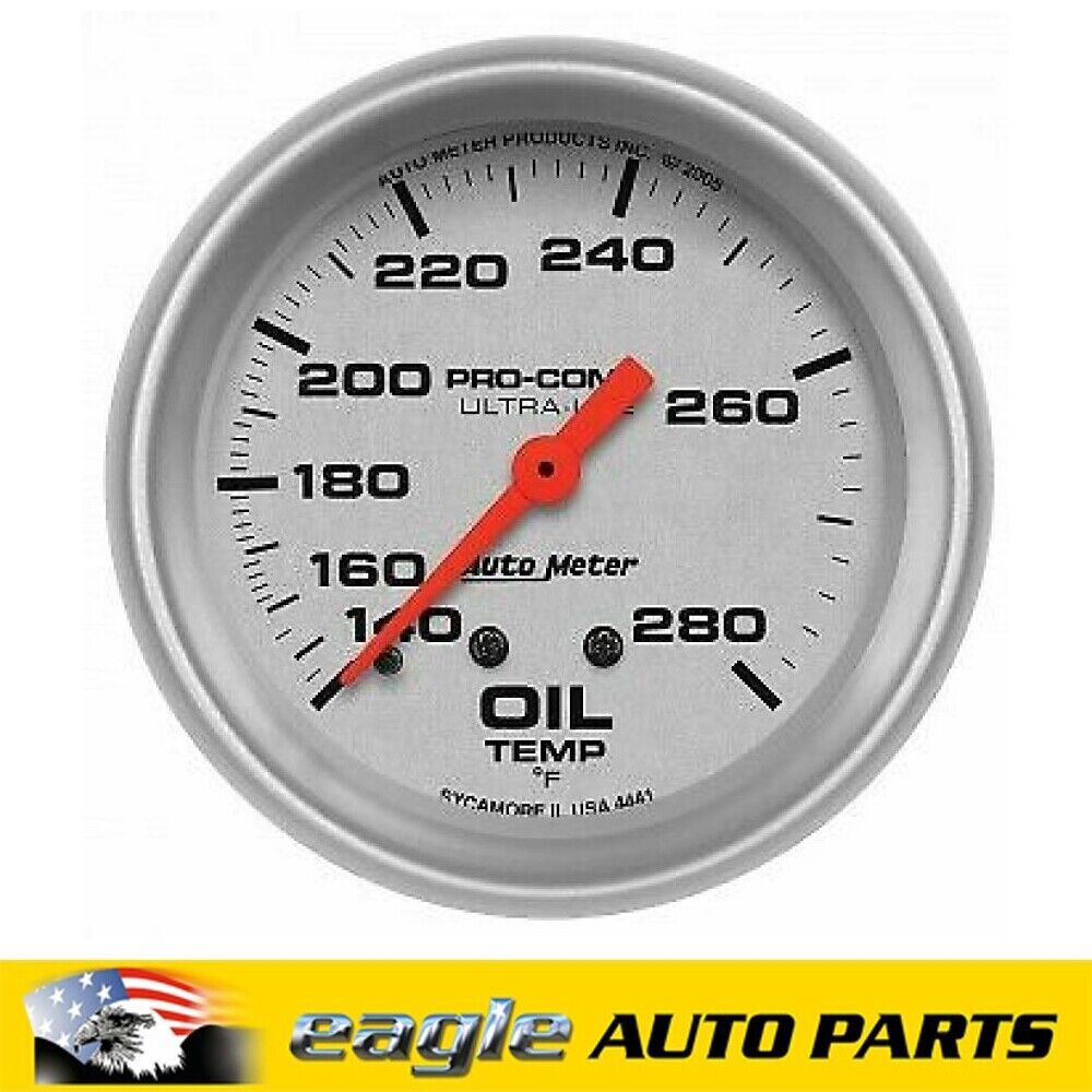 AutoMeter Ultra-Lite Mechanical Oil Temperature Gauge 2 5/8 in  # AU4441