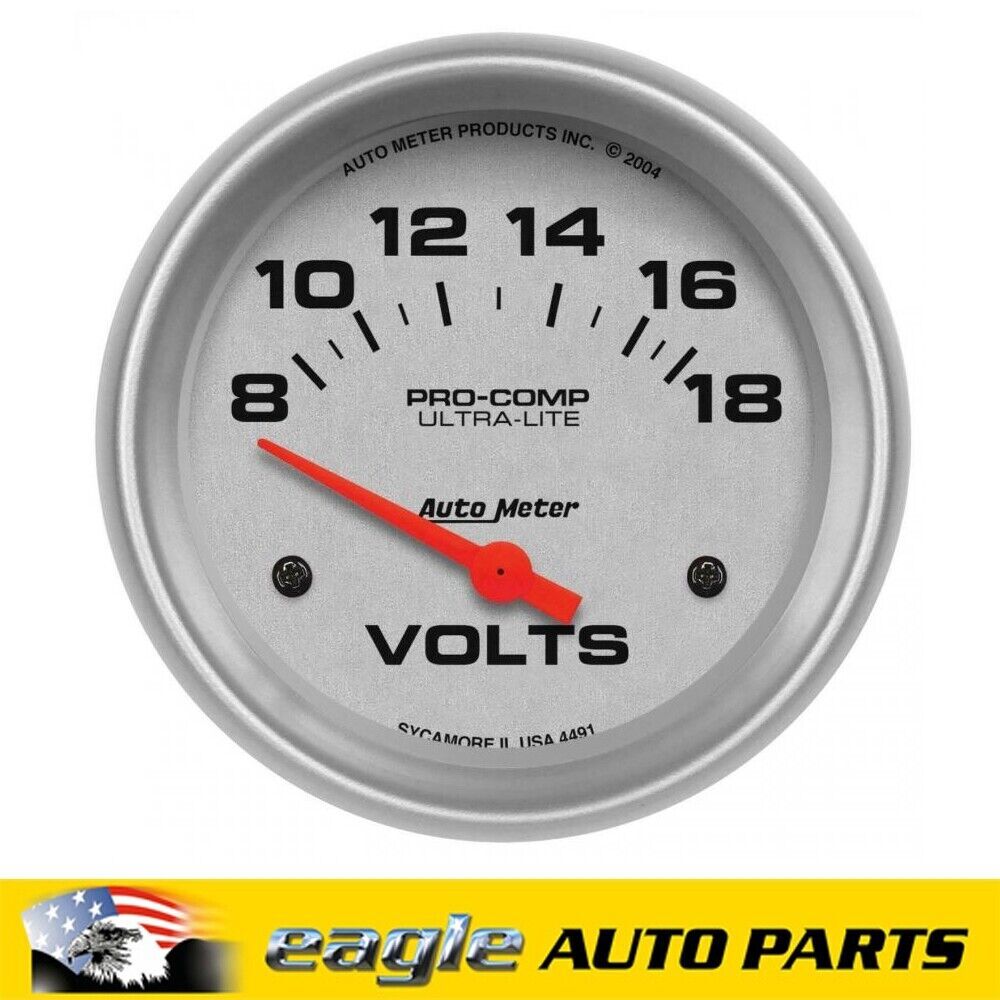 AutoMeter Ultra-Lite Analog Gauge Voltmeter  # AU4491