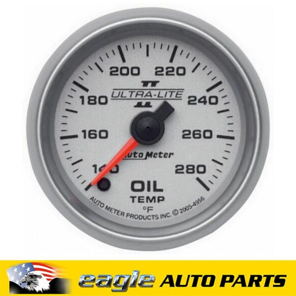 AutoMeter Ultra-Lite II Analog Gauge Oil Temperature 2 1/16" # AU4956