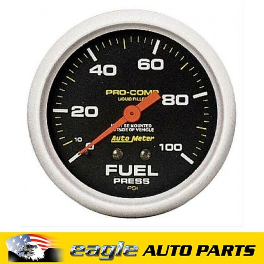 AutoMeter Pro-Comp Analog 2 5/8" 0-100 psi Fuel Pressure Gauge   # AU5412