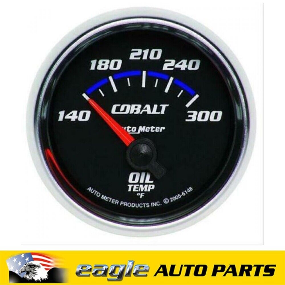 AUTO METER COBALT 2-1/6" ELEC OIL TEMPERATURE GAUGE 60-170 F # AU6148-M