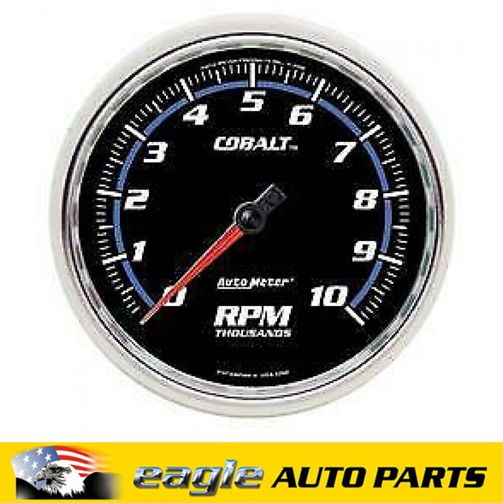 AutoMeter Gauge Cobalt In Dash Tacho 10000 RPM 5 in. 4/6/8 Cyl. Eng # AU6298