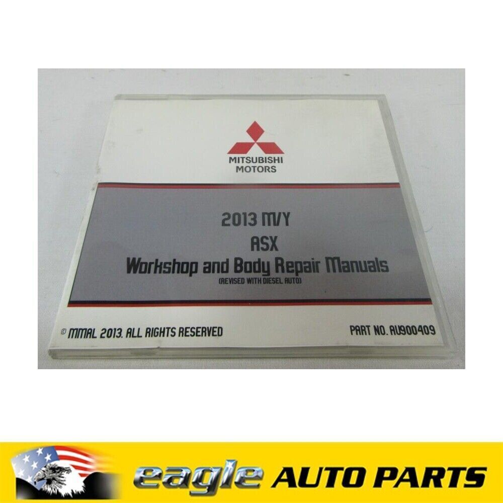 MITSUBISHI XB ASX 4WD ASPIRE OUTLANDER DIESEL WORKSHOP MANUAL ON CD 2012 2013