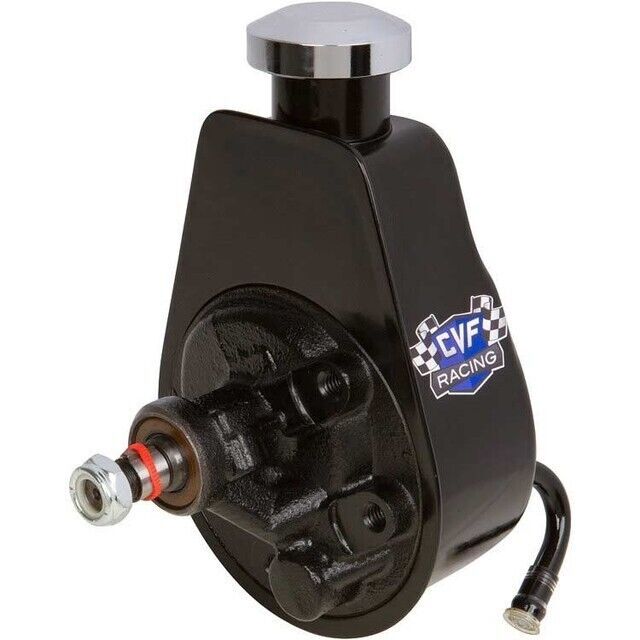 CVF Black Saignaw Power Steering Pump With Keyway Shaft # B-SAGINAW-PUMP-KEY