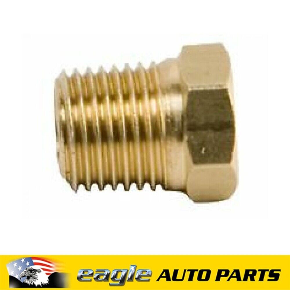 BRASS BLOCK OFF PLUG 3/8 BSPT    # BP38