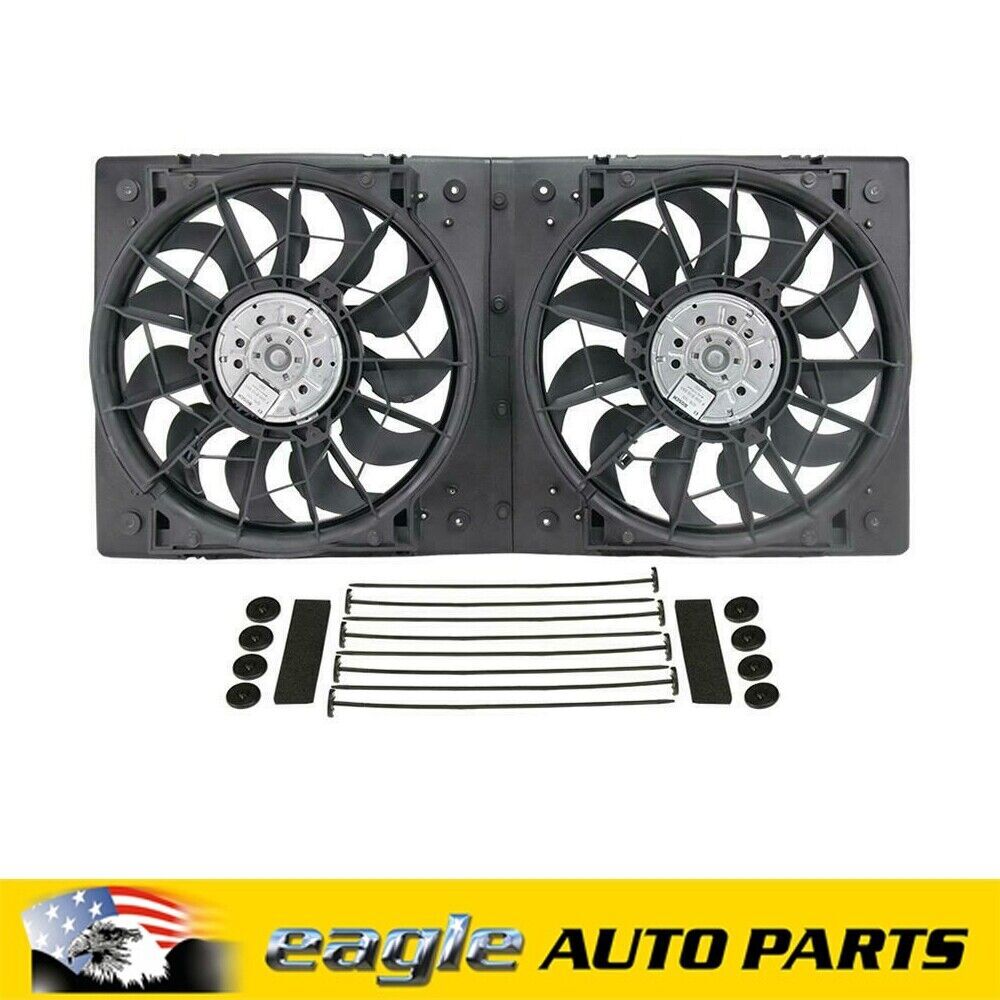 Derale Performance High Output Dual RAD Fan & Shroud Kit # DER-16928