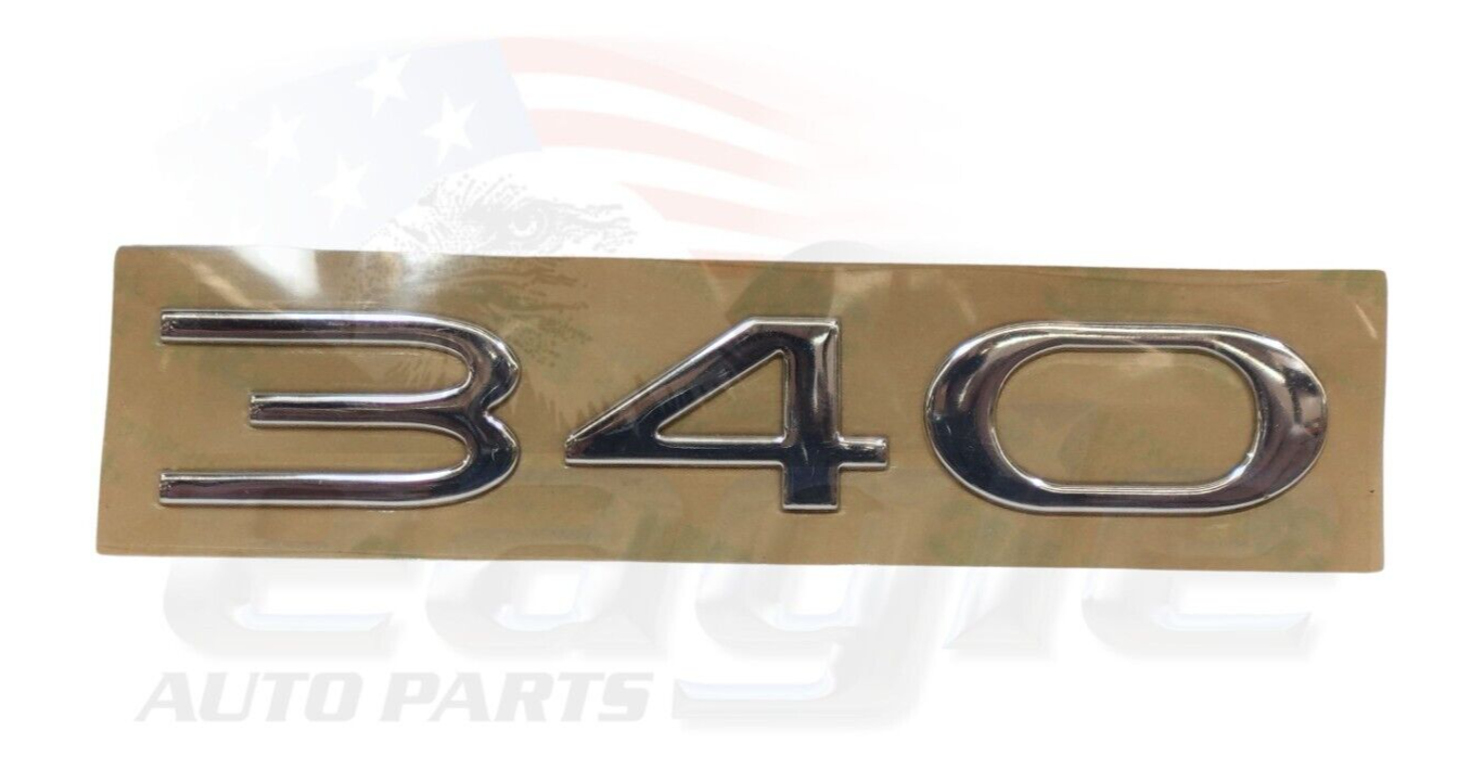 HSV VF GEN-F GEN-F2 R8 Maloo "340" Tailgate Badge Chrome Genuine # E08-130607