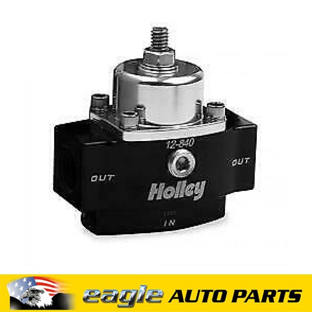 Holley Billet 2 Port Adjustable Fuel Pressure Reg Carbureted 4.5-9PSI # HO12-840