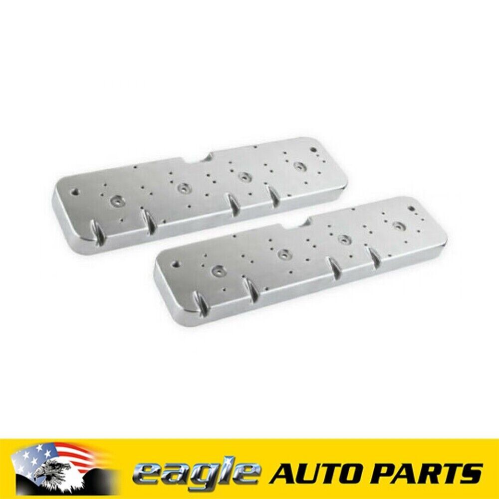 Holley LS Engines To Small Block Chev Valve Cover Adapter Plates  # HO241-296