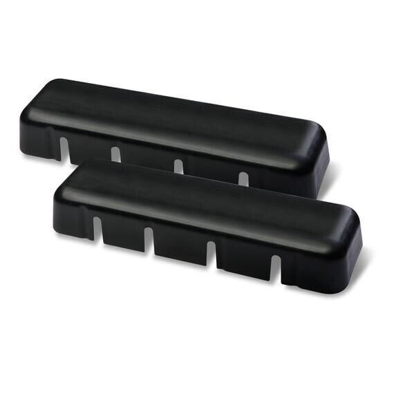 HOLLEY LS COMPOSITE COIL COVERS REPLICA SATIN BLACK CHEV BBC # HO242-1