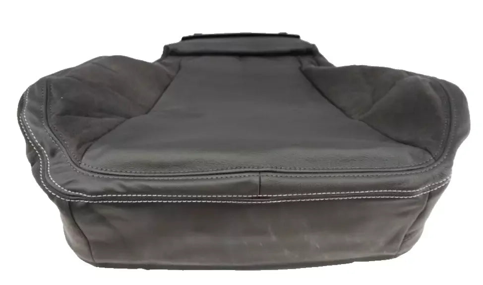 HSV VF CLUBSPORT R8 LEFT HAND FRONT SEAT BASE TRIM COVER LEATHER JET BLACK