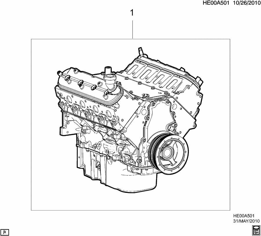 Holden Statesman Caprice WM WN 6.0L V8 L76 L77 Brand New Long AFM Crate Engine # 99256262