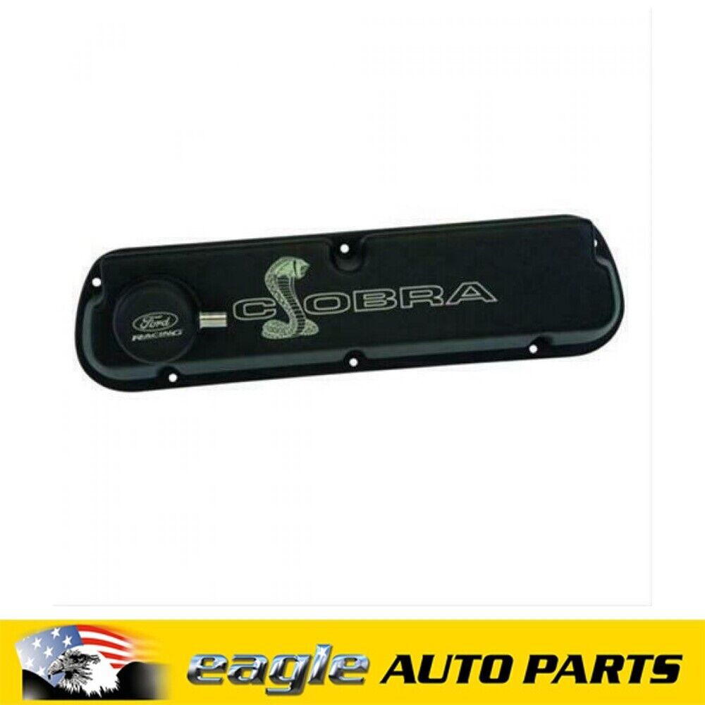 Ford Performance 289 302 351Windsor Cobra Aluminum Rocker Covers M-6582-LE302SBK