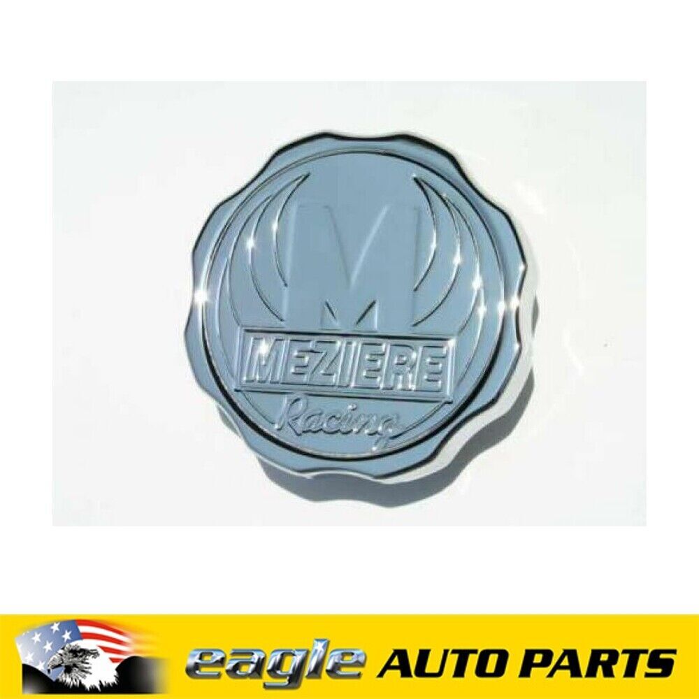 Meziere Radiator Cap Meziere Racing logo 16 lb chrome # MEZ-WCC00216C