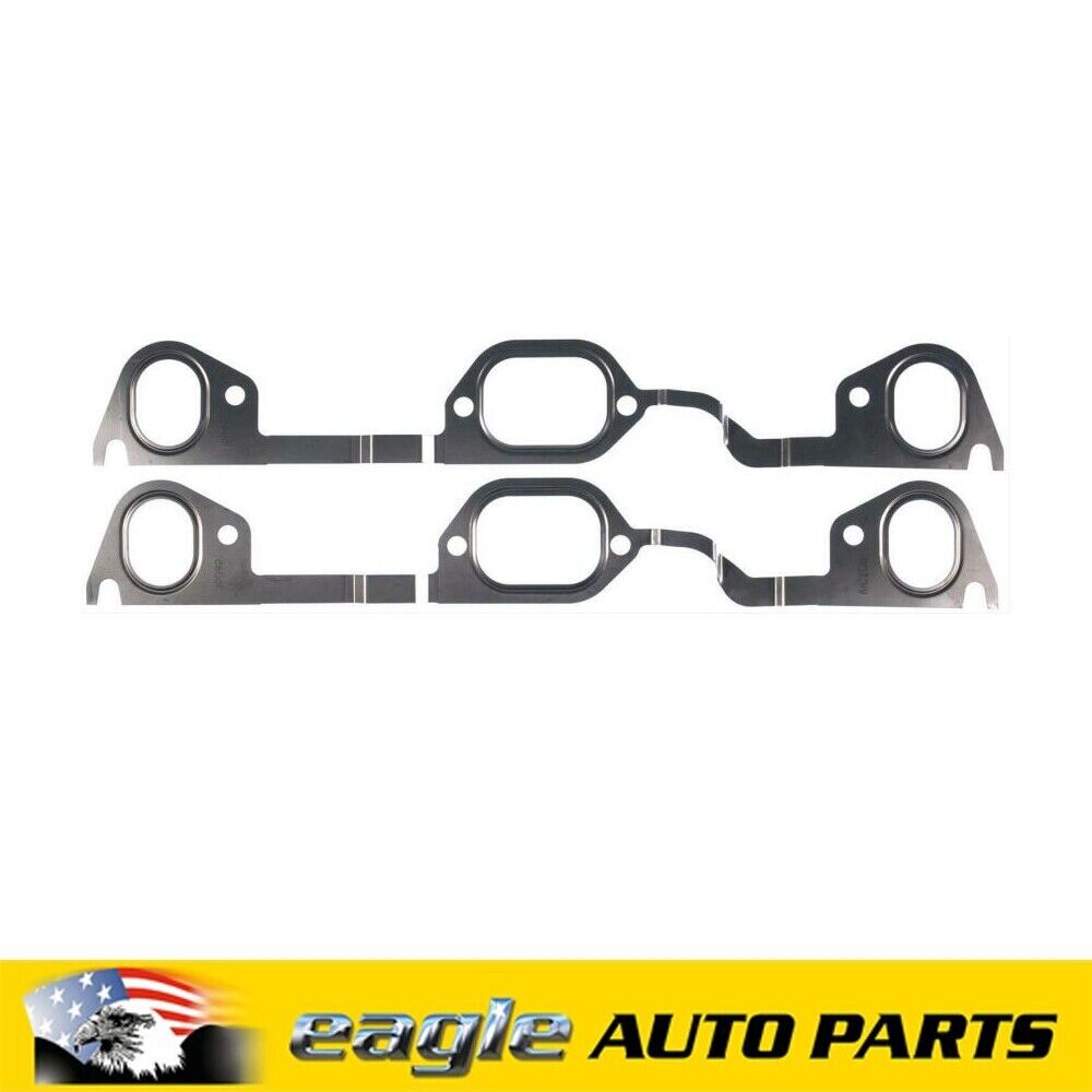 PONTIAC 400 OVAL PORT EXHAUST MANIFOLD GASKET SET # MS15085W