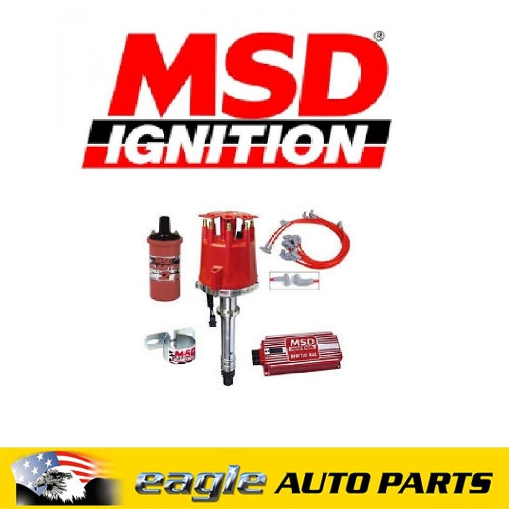 MSD 8.5mm Spark Plug Leads Super Conductor, Spiral Core, Red   GM # MSD35389