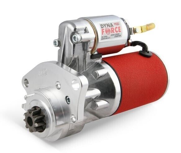 MSD CHRYSLER 318 - 440 MSD DYNAFORCE STARTER MOTOR HIGH SPEED RED # MSD50982