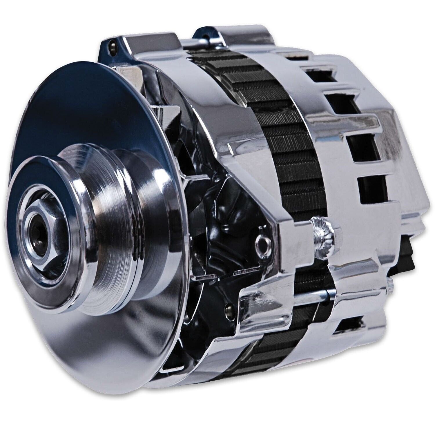 MSD DYNAFORCE ALTERNATOR 120 AMP CHROME # MSD5322