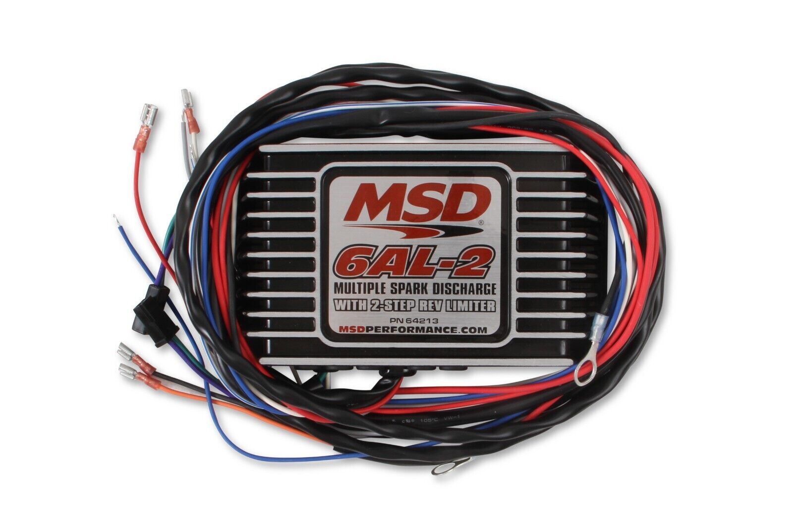 MSD 6AL-2 Black Ignition Box With Rev Limiter Ignition Control # MSD64213