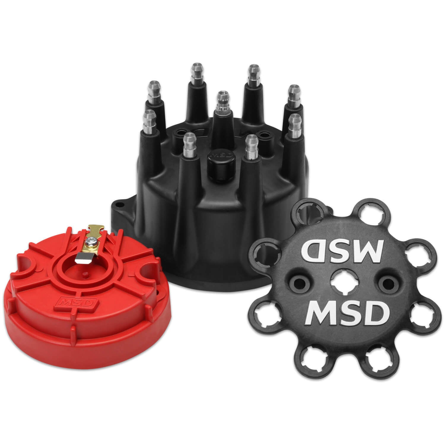 MSD Distributor Black Small Diameter Cap and Rotor Kit  # MSD84317