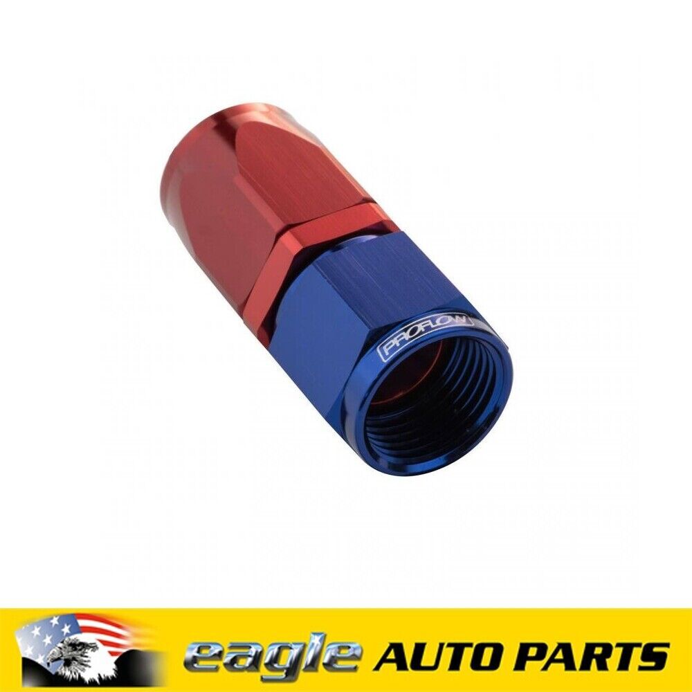 PFE Straight Fitting Hose End -04AN Blue/Red # PFE101-04