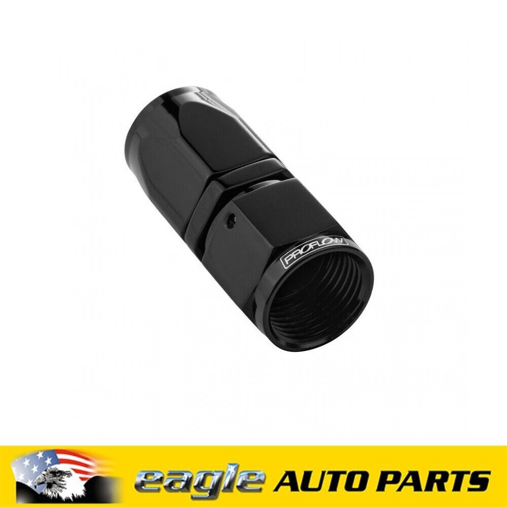 PFE Straight Fitting Hose End -06AN Black # PFE101-06BK