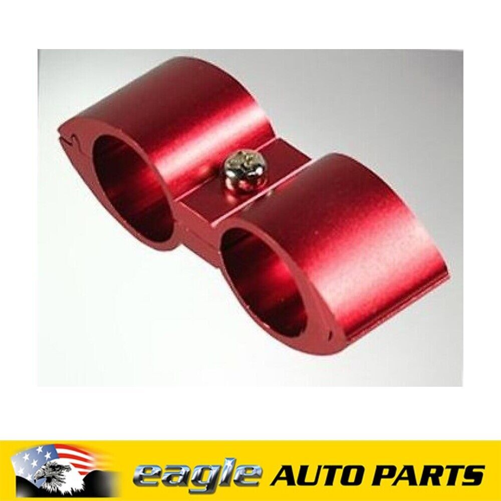 PFE Fittings Twin Hose Seperators -05AN Red 13mm Hole # PFE155-05R